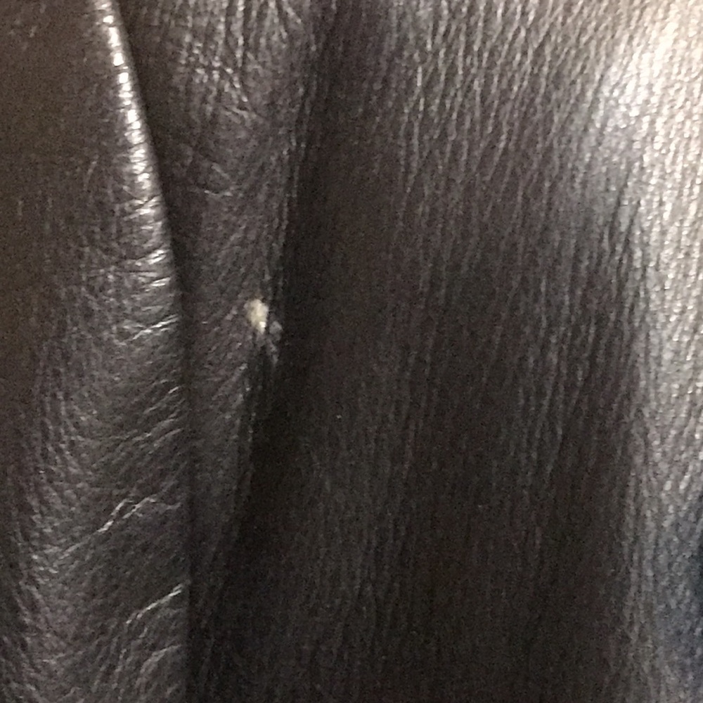 🚨B2G1 WILSON LEATHER Black Lined Leather Coat Jacket - Picture 10 of 15